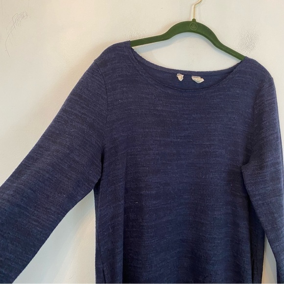 MOTH ANTHROPOLOGIE navy sweater twist dress - Picture 5 of 6